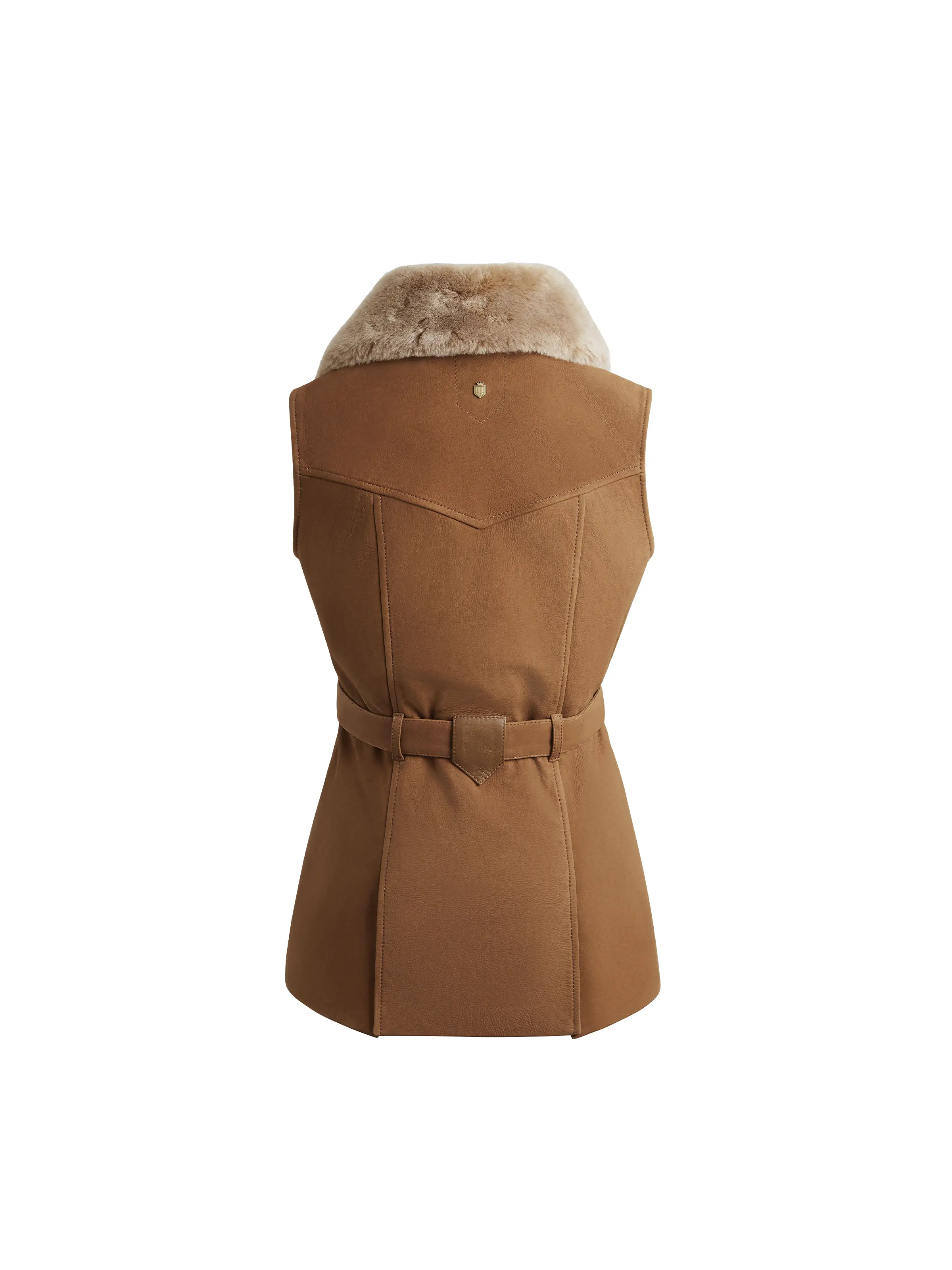 Alice Gilet - Tan - Image 3