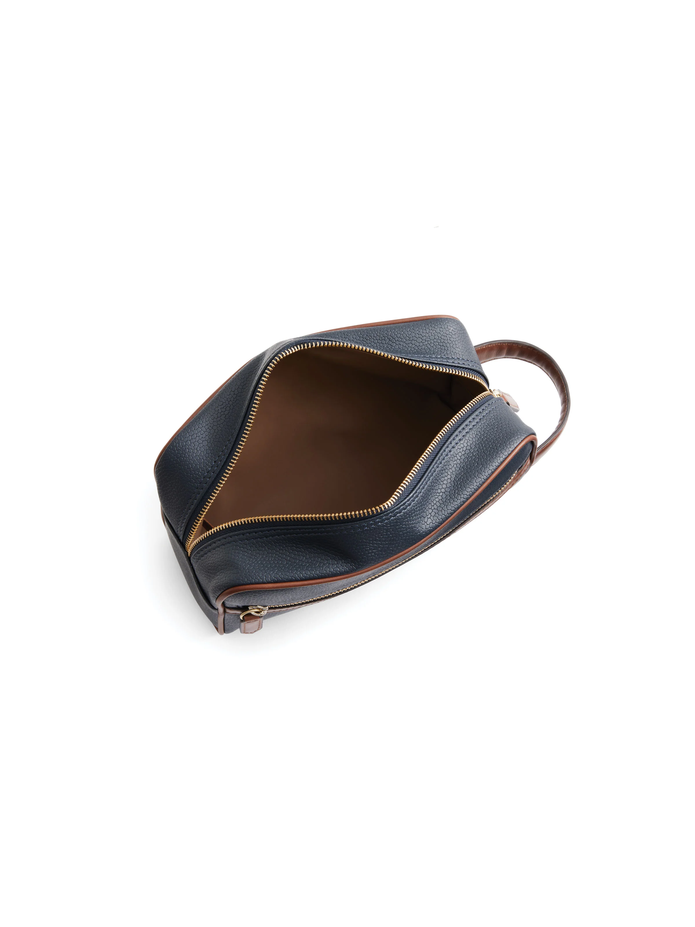 Britannia Washbag - Navy Scotchgrain - Image 4