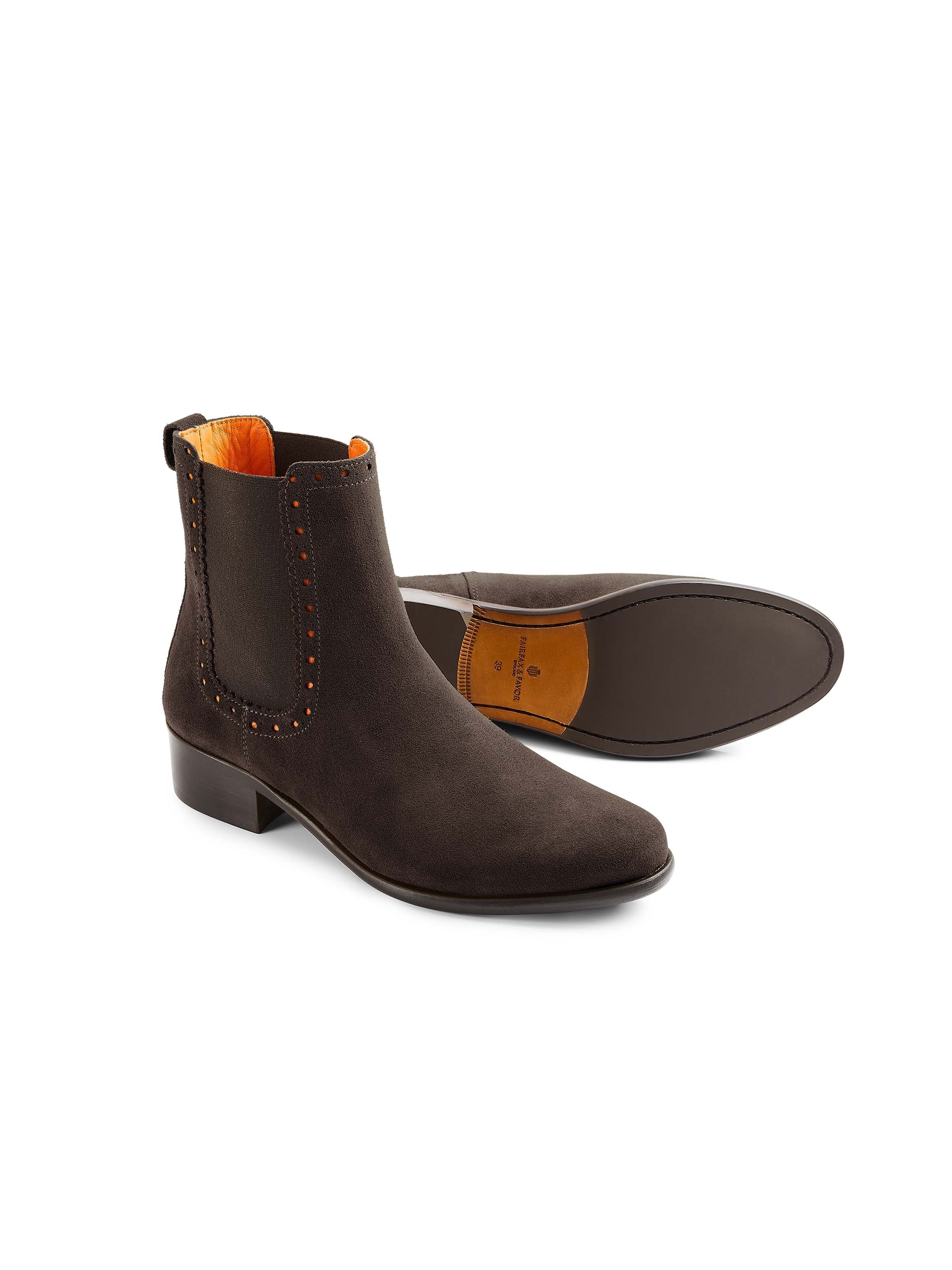 Brogued Chelsea - Chocolate - Image 4