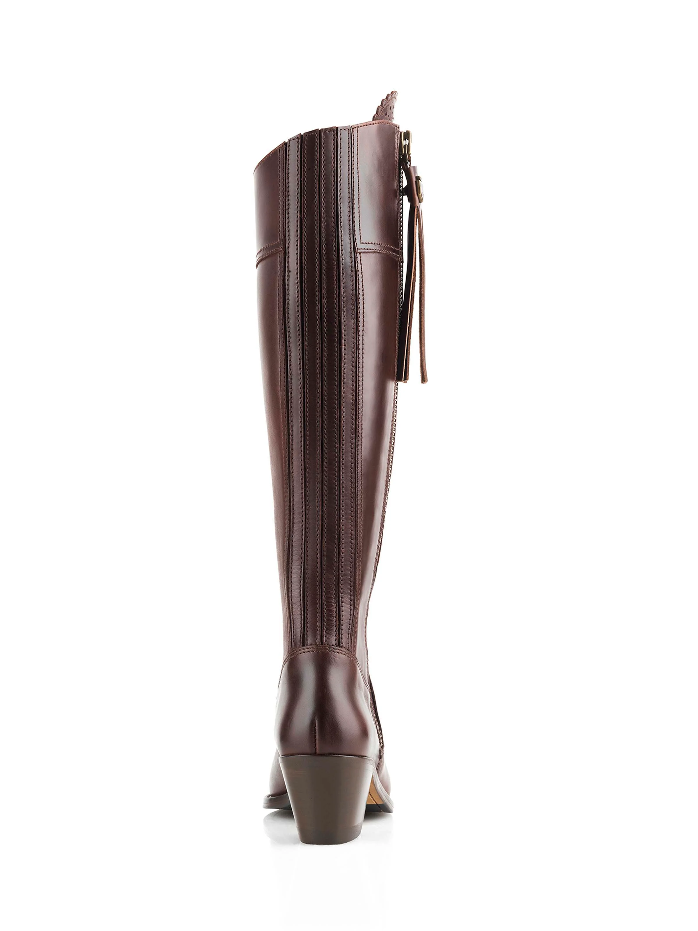 Heeled Regina (Regular Fit) - Mahogany Leather - Image 6