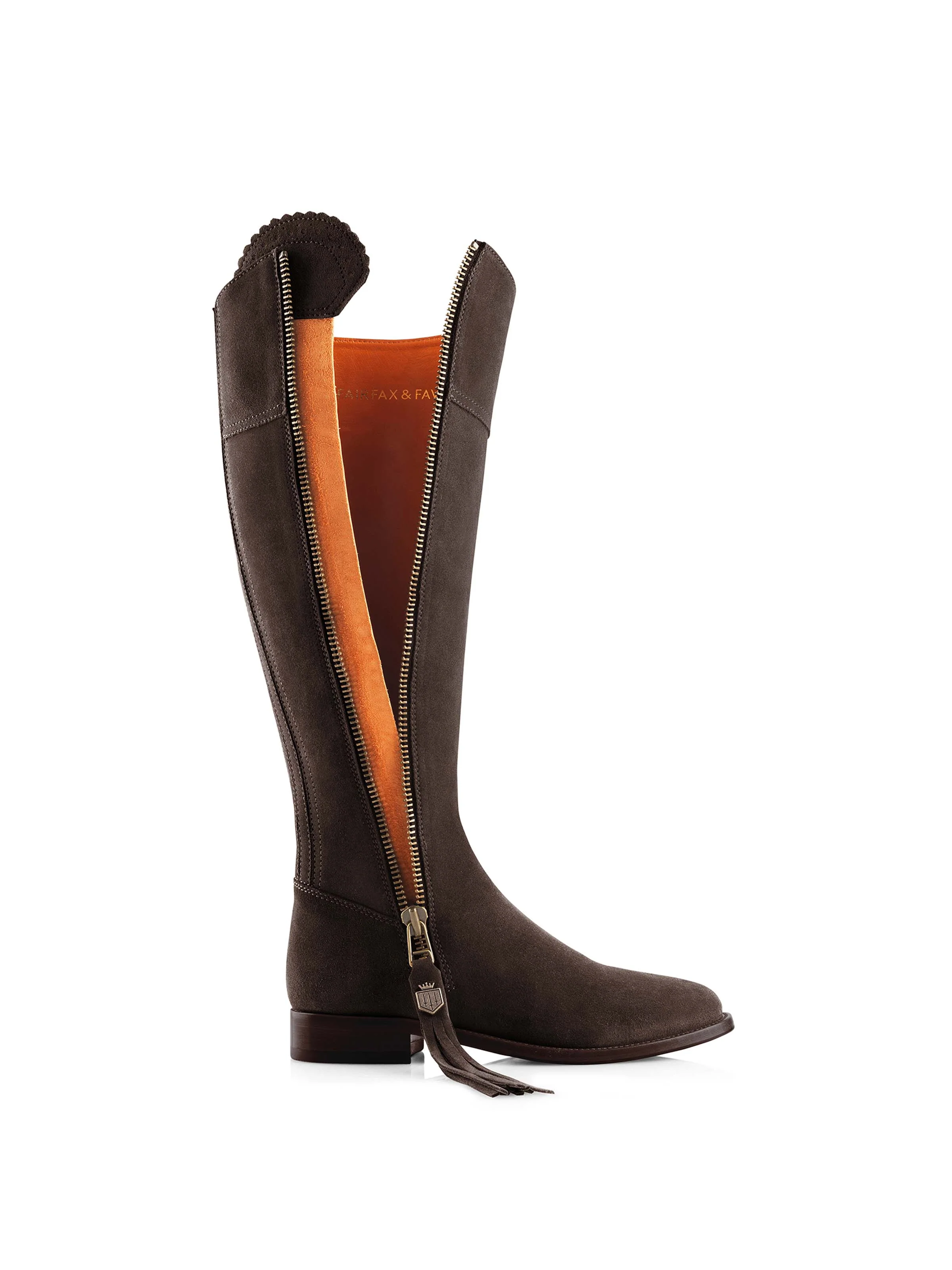 Regina (Regular Fit) - Chocolate Suede - Image 4