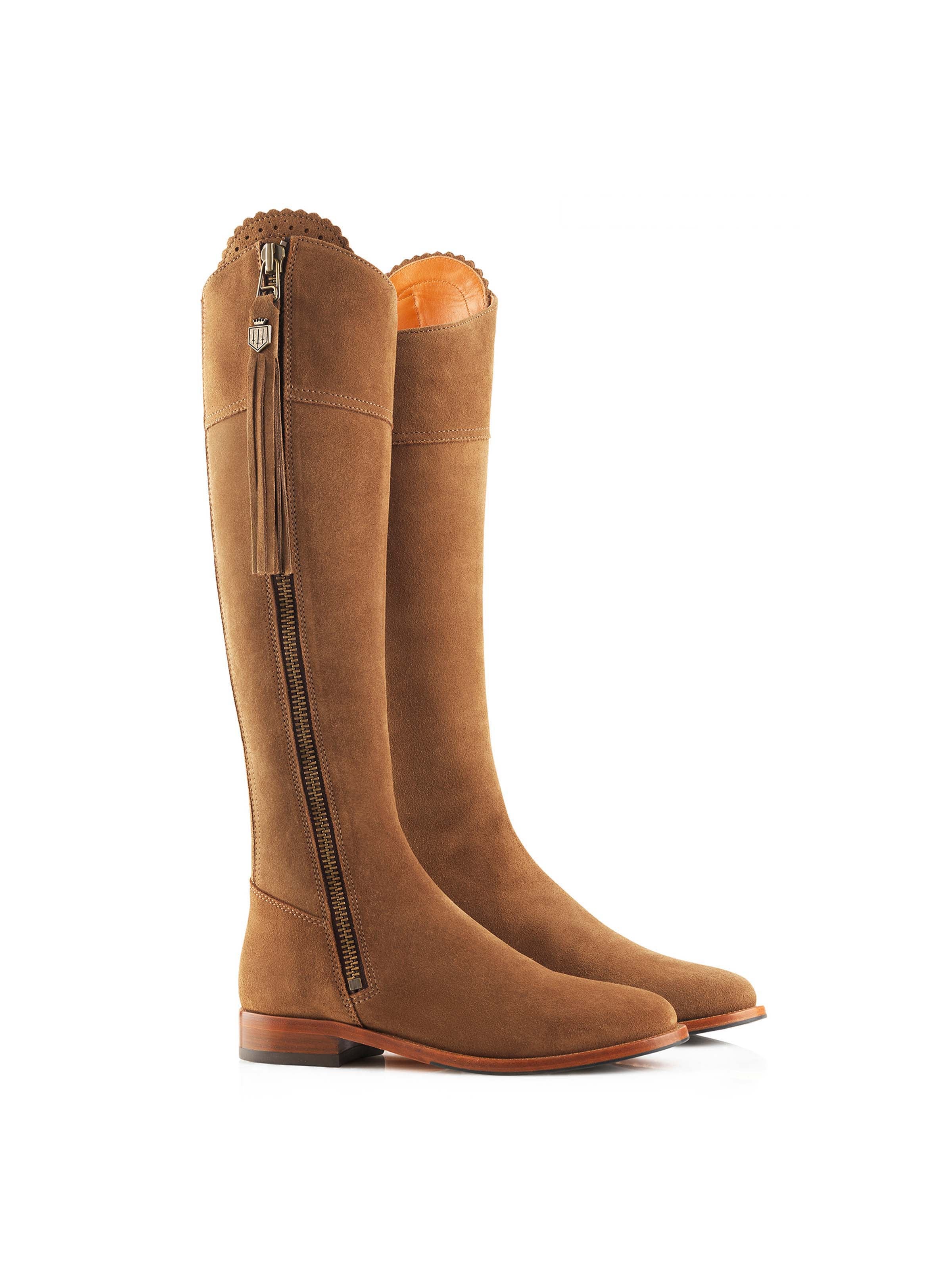 Regina (Narrow Fit) - Tan Suede - Image 3
