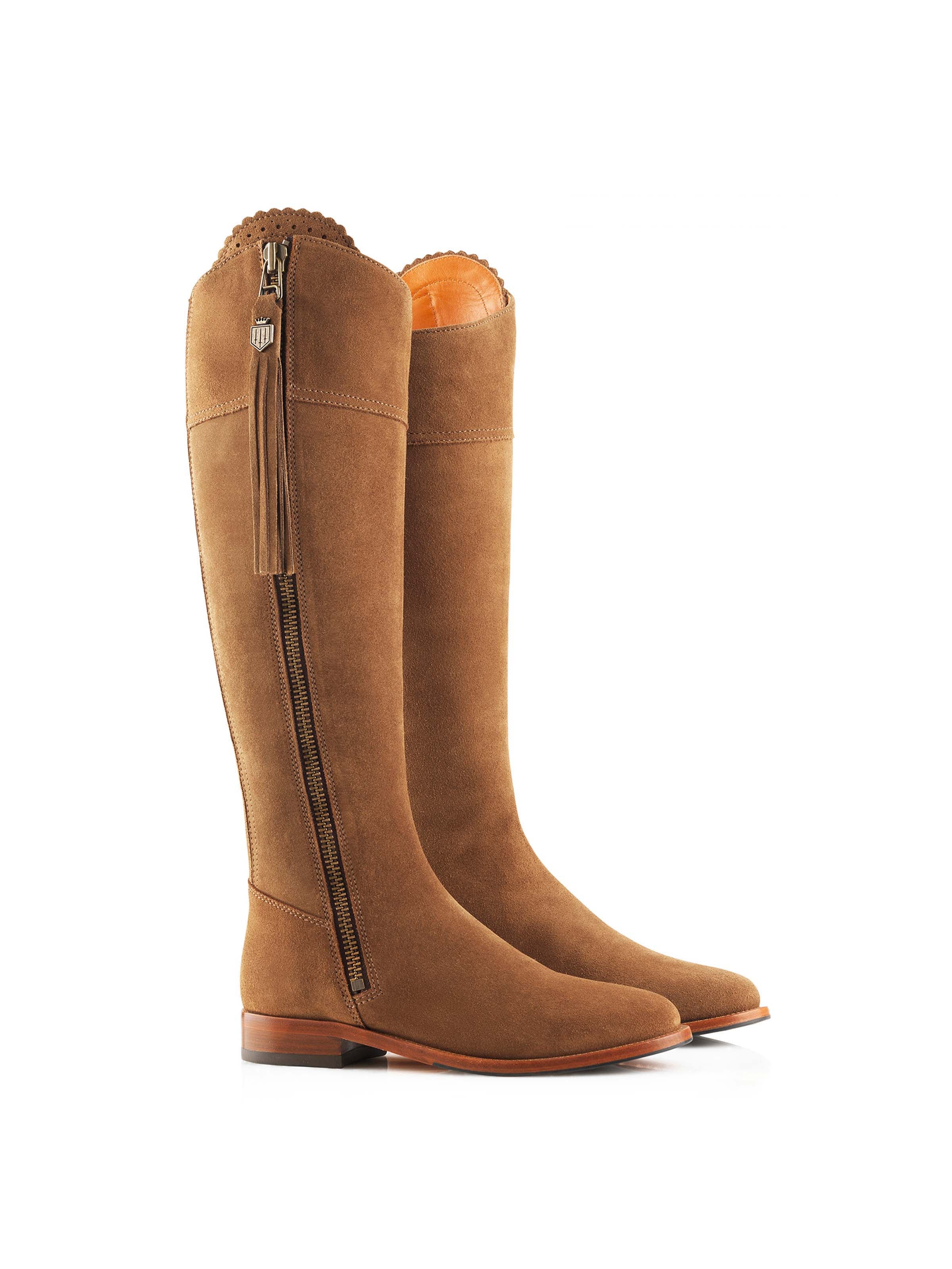 Regina (Sporting Fit) - Tan Suede - Image 3